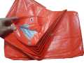 Tarpaulin Tarpal 100% Waterproof High Quality Double Coated Orange Silver. 