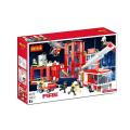 COGO: FIRE STATION BLOCKS (862 PCS) (4177). 