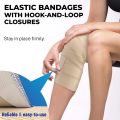 1 Roll Elastic Bandage Wrap Premium Self-Closing Compression Bandage for Wrist, Calf, Ankle, Foot Sprains,Sport Injuries. 