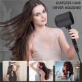 (GGBR) Suitable for High-Speed Leafless Hair Dryer Plastic Shell Cover Material Household Repair Parts Nozzle Black. 