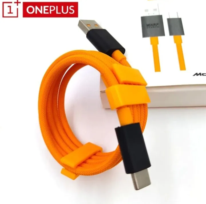 DASH%20Genuine%206A%20OnePlus%20Type%20C%20Fast%20Charging%20USB-C%20Cable%20Red,%20Orange,%205V/4A%20Data%20Sync,%20Reversible%20Plug%20-%20Image%203