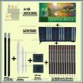 21 Pcs Artist Sketching Set Includes A4 Size 20 Sheet Sketch Book, 12 Different Shades Drawing Graphite Pencils, 3 Pcs Charcoal Blenders, Marie Soft and Hard Pencil, Kneadable Eraser For Charcol Pencil, Cloth Pouch. 