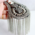 Brooch Fine Workmanship Wear-resistant Handcrafted Epaulette. 