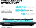 FNATIC STREAK65 - Compact RGB 60 Gaming Mechanical Keyboard - Speed Switches - 65% Layout (60 65 Percent)- Low Profile - Esports Keyboard (US Layout, QWERTY). 