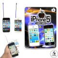 New Generation i-phone Walkie-Talkie Large Button Set of 2 Upto 6 Meters Range Noise Reduction Radio Play Pair Toy Set For Kids - Each Size Approx. 5 Inches - Battery Operated - Black and White. 