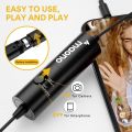 Computer Collar Lavalier Microphone MAONO AU-100 Condenser Clip On Lavalier Microphone with 6 Meters Audio Cable For Mobile Camera DSLR PC. 