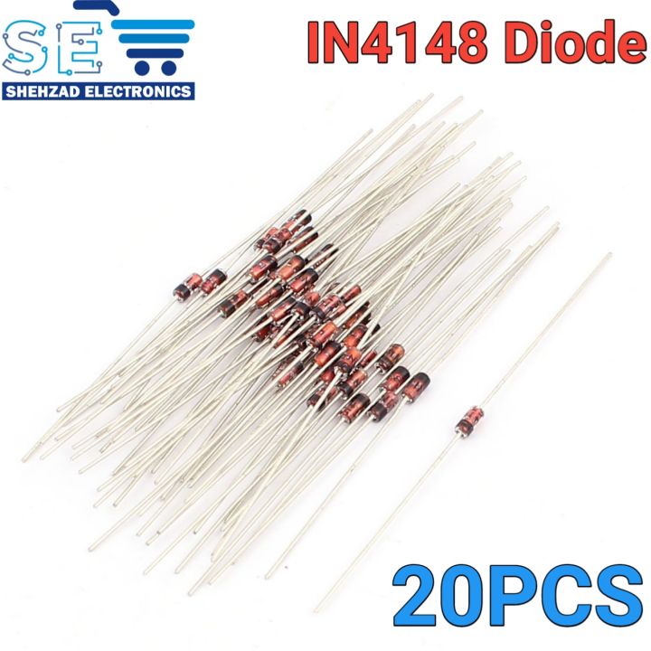 20PCS 1N4148 Diode do-35 High-speed switching