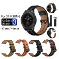 22mm Genuine Leather straps for Samsung Galaxy Watch 3 45 / 46mm Huawei GT / GT2  Watch Amazffit GTS / PACE Universal cowhide Watchband. 