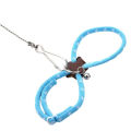 Adjustable Small Pet Hamster Leash Harness Set With Bells Ferrets Traction Rope. 