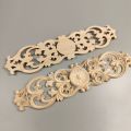 Wood Carved Decal-2 x Woodcarving Decal-Wood Color. 