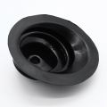 For Mr Gasket 1651 Shifter Boot Small Round Black Rubber 5.250 Inch Round Plate Gear Stick Shift Knob Cover Boot Gaiter. 