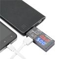 USB Detector Current Voltage 3V-9V Tester Double USB Row Shows. 
