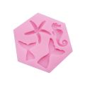 Mermaid shaped Silicone mold Versatile Ocean themed Professional Fondant mold Ocean theme Cake making Cake mold for Home baking Professional bakery DIY cake decorating Party desserts Ocean themed. 
