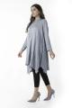 EGO Summer Collection 2019  Circles  Grey Crinkle Polyster Viscose Kurti For Women. 