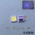100pcs 3030 Backlight High Power LED DOUBLE CHIPS 1w 1.5W 2w 3V-3.6V 6v 9V lextar JUFEI AOT Cool white PT30A66 TV. 