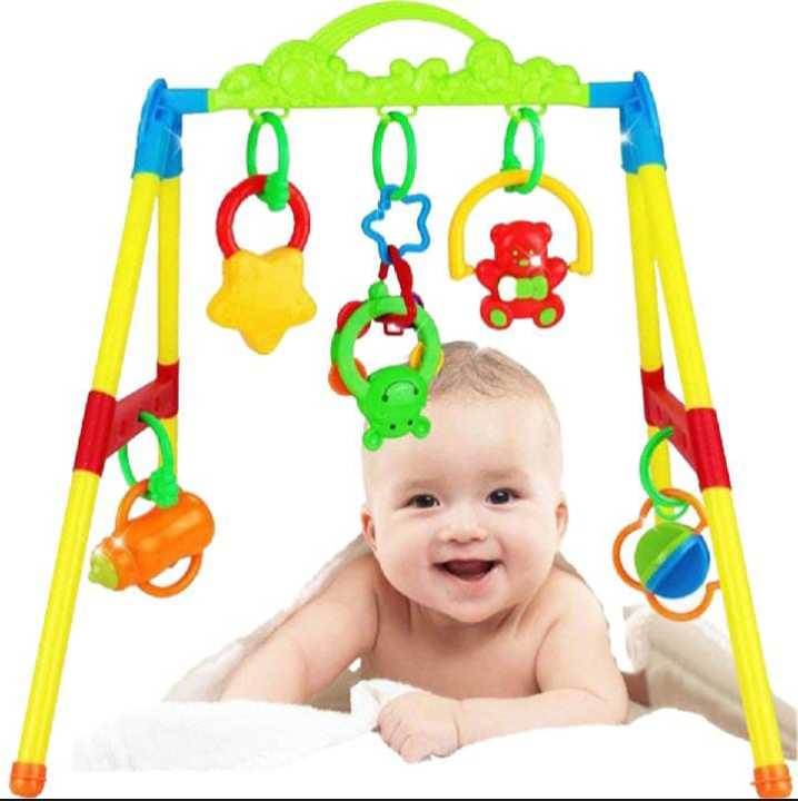 Baby Rattle Activity Play Gym - Fun Body Building Frame for Newborns ...