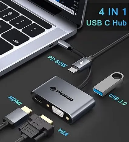 TYPE%20C%20to%20HDMI%20Adapter,%20TYPE%20C%20to%20VGA%20Adapter,%204-In-1%20HUB,%20TYPE%20C%20to%204k%201080P%20HDMI/VGA/USB%203.0/PD100w%20Charging%20Multiport%20Hub%20Adapter%20For%20Nintendo%20Switch/Macbook%20Pro/Air/Ipad%20Pro/Dell%20Xps/Monitors/Samsung%20-%20Image%202