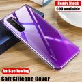 lthmy for Huawei Nova 7 SE CDY-NX9B Flexible Soft Matte Black Crystal Clear Phone Case Silicone Protective Back Cover. 