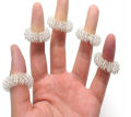 1PCS Finger Ring Massage Acupuncture Ring Health Care Body Massager Relax Hand Massage Finger Lose Weight. 