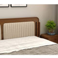 Lotus Premium Solid Wood bed with Brass Inlay. 