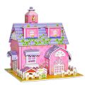 DIY 3D Jigsaw Puzzle Toys Paper and EPS Foam Board for Kids and Adults Fun and Creative DIY Toy Model Building kit for Kids Toys for Girls and Boys. House Series. 
