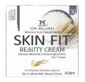 MALAMAH DR BLUSH SKIN FIT RICE AND WHEAT BEAUTY CREAM SKINFIT 3 IN 1 MULTI VITAMIN BRIGHTENINGS SERIES CREAM WITH SABAYA EXTRACTS, FOR ADVANCE FACE FRESHNESS, FRECKLES, ANTI WRINKLES, ANTI AGING, DARK CIRCLES, DEEP SKIN TREATMENT AND ULTRA HD GLOW SPF 30. 