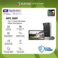 Ezviz by Hikvision HP5 2MP Smart Wi-Fi Video Doorphone Intercom system Camera with Doorbell 7-Inch Color Touch Screen,Person Detection,2-Way Talk, Smart RFID Unlock,Remote Door Unlock,Remote Control via EZVIZ App,Weatherproof, Supports 512GB Local Storage. 