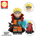 8pcs/set Hot Anime NARUTO Series Uchiha Yahiko Characters Building Blocks Bricks Accessories Collection WM6105. 