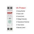 Tuya Best WiFi Smart Circuit Breaker MCB EAKCB-T-M, Current Limit 1-63A adjustable + Power Limit 1-26KW adjustable + Over Voltage and Under Voltage Protection + Temperature Protection + Energy Monitor + Timer Switch + Remote Control ON/OFF + Units Check. 