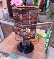 1 piece Wooden Table Lamp With LED Light for Bedroom and Home Decor, Sold by Fight Fitness. 