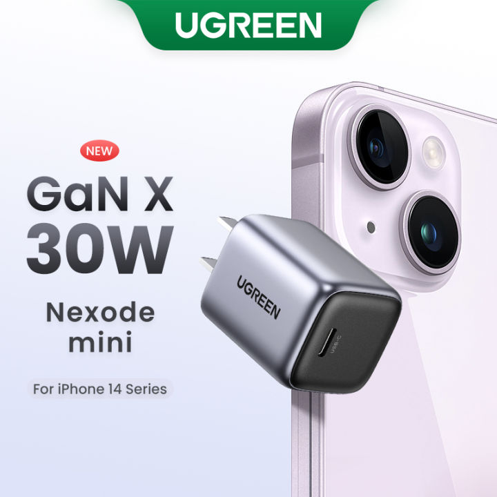 【30W GaN USB-C】 UGREEN 30W GaN Charger PD Fast USB Type C Wall Charger USB C PD3.0 QC3.0 Quick Charging For Samsung Galaxy S24 S23 Ultra/A iPhone 16 15 Max Pro OPPO Reno 12 11/A/Find N Xiaomi 15 14 Pro Redmi K70 60 Pro Huawei Mate 70 60/Pura 70 60/nova 13