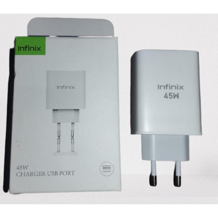 100% Original Infinix Genuine 45w 45Watts Flash Charger, Infinix Zero X Pro  45W 45Watts Original Flash Charger With Type C Cable, Infinix 45W Original Charger, Infinix 45W 45Watts Fast Charger, Infinix 45 Watt Fast Charger (Genuine) Infinix Box Pack
