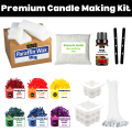 Candle Making Kit - Candle Making Kit For Beginner - Premium Candle Making Kit - Candle Making Kit With Candle Wax - Candle Making Kit With Molds - Raw Material For Candle Making - DIY Candles Craft Kit For Beginner - Candle Making Supplies. 