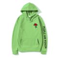 Harajuku Hoodie Men Fashion Red Rose Flower Sweatshirt with print Autumn Winter Streetwear Men Women Casual Pullover Hoody male. 