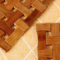 2 Piece Wooden Coasters Pan, Pot Holder, Heat Insulation Pad, Square Pot Mat (17 x 17cm) / (19 x 19 cm) - 2 Pieces. 