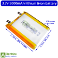 3.7v  25mAh / 50mAh /100mAh /180mAh /200mAh/ 450mAh / 500mAh/ 550mAh/ 800mAh/ 850mAh/ 1000mAh/ 1400mAh/ 1100mAh/ 2800mAh /3000mAh /Small 5000mAh /Large 5000mAh /10000mAh Lithium Ion Battery Battery for air birds ,Power Bank DIY ,Toys or Arduino Projects b. 