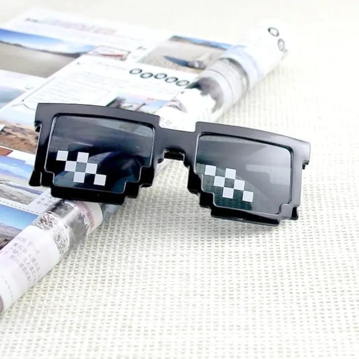 Thug%20Life%20Glasses,%20Meme%20Glasses,%20PUBG%20Glasses,%20Tiktok%20Glasses,%20Unisex%20Deal%20with%20It,%208%20Bits%20Style%20Pixel%20Rectangular%20Shape%20glasses%20Black%20White%20Regular%20Fit%20-%20Image%203
