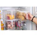 1 pc Small Fridge Organizer Food Storage Containers Fridge Organizer Refrigerator Organizer Bins, Fridge Organizers and Storage Clear with Handle & Lid, Fruit Containers for Fridge, Fridge Storage To Keep Fresh for Food, Vegetables. 