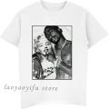 Marilyn Monroe 2Pac Tupac Shakur Men T Shirt Harajuku Hip-hop Streetwear Uni Summer Fashion Graphic Najrts Retro Shur Tees. 