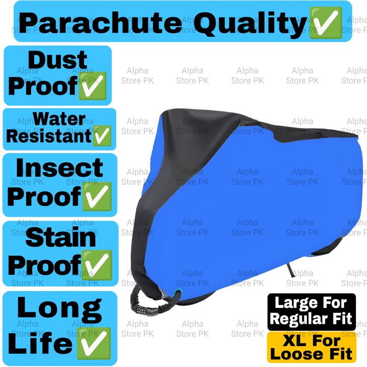 Suzuki GS 150 SE Bike Top Cover Keep SAFE & CLEAN - 100% Water Dust Proof ANTI SCRATCH Long Life Motorcycle Cover