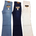 Womens Wide Leg Jeans Pants | high rise bell bottom jeans |  Raw Hem Tassel Denim Pants. 