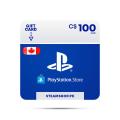 CAD 100 PSN Gift Card (CA). 