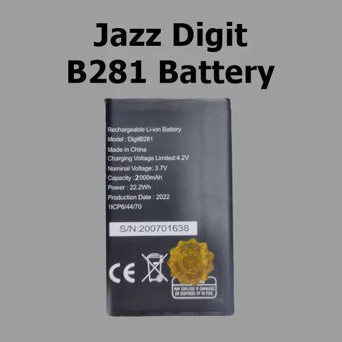 Jazz%20Digit%204G%20Elite%20Phone%20Battery%20Replacement%20Digit%20B281%20with%202000mAh%20Capacity-Black%20-%20Image%202