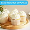 100 Pcs Paper Baking Cups Cupcake Wrappers (Big Size)Liners Muffin Cases Cake Cup Party Favors. 