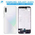 Samsung Galaxy A30s Housing Middle Frame With Side Button and Camera Lens Complete Body Casing Replacement For Galaxy A30s - White. 