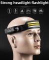 3Layers Induction Headlamp COB LED Sensor Head Lamp Built-in Battery Flashlight USB Rechargeable Head Torch 10 Lighting Modes Headlight. 