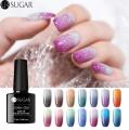 UR SUGAR Rainbow Thermal Color Changing Gel Nail Polish Holographic Glitter Temperature Soak Off UV Gel Varnish 7.5ml Nail Art. 