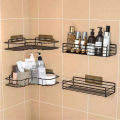 Bathroom Shelf Corner Wall Mounted Shower Shelves Shampoo Kitchen Organizer Storage Rack Holder Punch-Free Bathroom Accessories. 