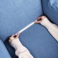 Stretch Sofa Slipcover Foam Strip Non-Slip, One, two, three or four Seater Sofa Cover Stretch Couch Covers Recliner Slipcover Sectional L Shape Gap Filler Non Slip Foam Prevent Displacement. 