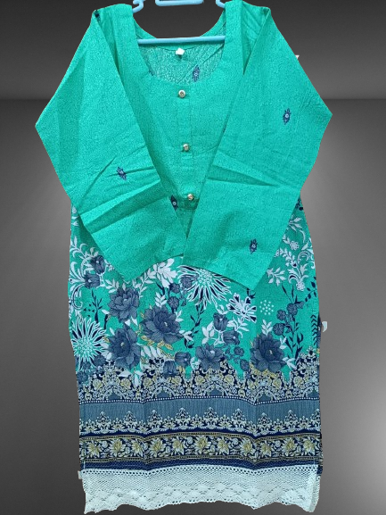 Girls Lawn Kurti, Summer Fashion, Digital printed,Girls Trendy designs